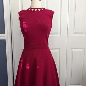 REDUCED/ TED BAKER  LONDON - CREW NECK MINI DRESS